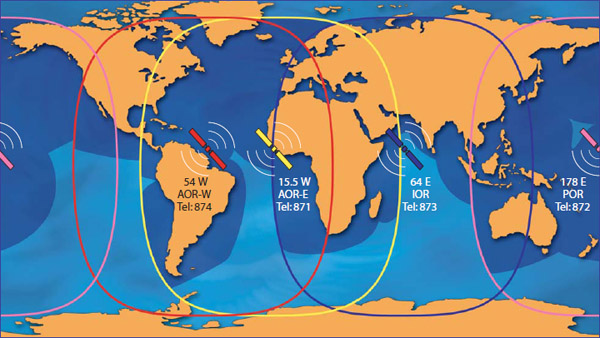 Inmarsat coverage